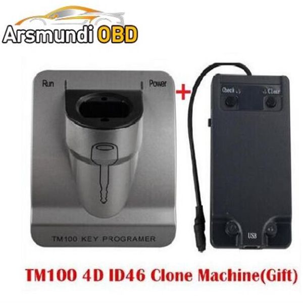 DHL Release V3 48 TM100 Transponder Key Programmer ID46 Cloner Program Car Key Programming Machine TM 100 KEY COPY TOOL2877