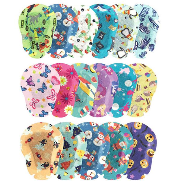 Máscaras para dormir Ambliopia Eye Stickers Halloween Cartoon Infantil Single Cover Correction Confortável Respirável Hipoalergênico Natal 230729