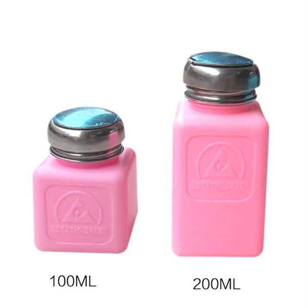 Professionelle Handwerkzeugsätze 180 ml ESD-Flasche Alkohol Lagerung Reiniger Lötpaste Flussmittelpresse Metallkappe für Telefon Tablet PC Repa217R