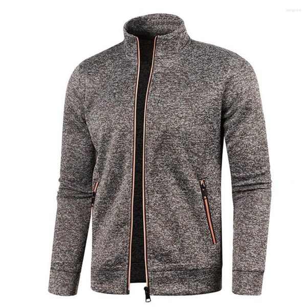 Felpe con cappuccio da uomo Cappotto maschile Cardigan resistente agli strizzacervelli Felpa Orlo restringibile Uomo Primavera Autunno Tinta unita Taglie forti Sport Capispalla Caldo