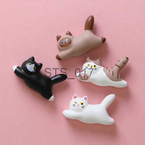 Magneti per il frigorifero 3D Running Cat Magnete per il frigorifero Frigorifero Adesivi per messaggi fotografici Note Stick Giocattoli per bambini Decorazione della casa Regali souvenir x0731