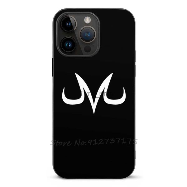 Случаи по сотовым телефонам Majin DBZ Мобильный телефон оболочка для iPhone 14 13 11 12 Pro Max Mini XR 7 8 Plus Fiber Skin Case Majin Z DBZ GT Super Black Phone X0731