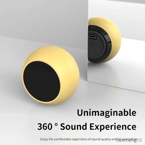 Alto-falantes portáteis Mini Subwoofer externo de tamanho pequeno Som sem fio portátil para celular R230731