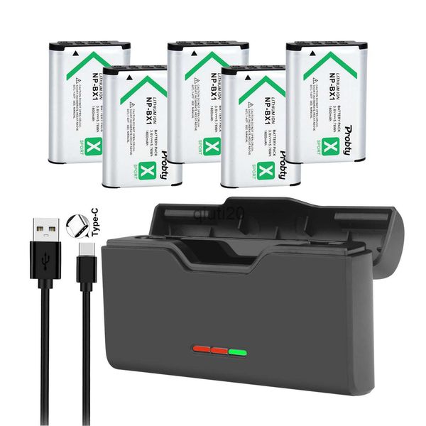 Kamerabatterien 1600 mAh NPBX1 NP-BX1 Akku mit Ladebox für Sony ZV-1 HX300 HX400 HX50 HX60 GWP88 AS15 WX350 DSC RX1 RX100 AS100V x0731