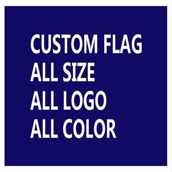 Passen Sie das Flaggen-Banner-Design mit individuellem Druck an, komplett in hoher Qualität, 90 x 150 cm, 3 x 5 Fuß, versandfertig, Lagerbestand: 100 % Polyester, 284 g