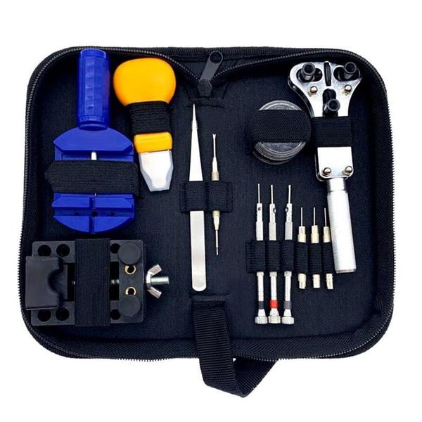 Professionelle Handwerkzeug-Sets Uhrmacher 30-teiliges Uhrenreparaturset Link Pin Remover Case für Anfänger Great273h