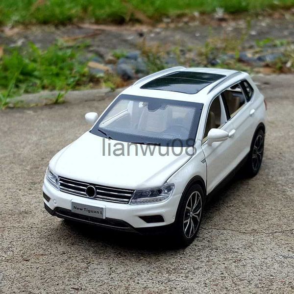 Diecast Model Cars 132 TIGUAN L SUV Alloy Metal Diecast Car Model Vehicles Pull Back Sound and Light For Children Boy Toys Gift Free Shipping x0731