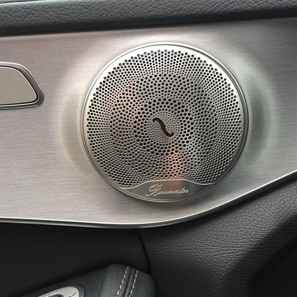 4 stücke Auto Audio Lautsprecher Abdeckung Trim Tür Lautsprecher Abdeckung Trim Auto Zubehör innen für Mercedes Benz E C GLC Klasse W213 W205213F