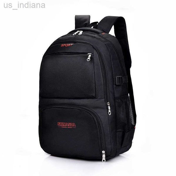 Okul Çantaları Erkekler Su Geçirmez Yeni Eğlence Dizüstü Dizüstü Backpack Büyük Kapasite Gençlik Sırt Çantası Seyahat Spor Okulu Sırt Çantası Z230801