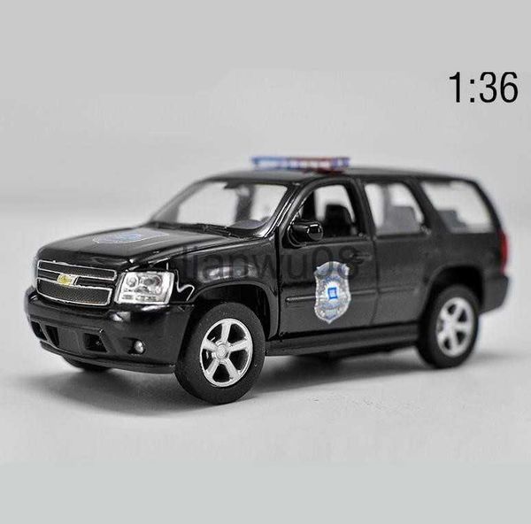 Diecast Model Cars 136 alta imitação liga modelo de carroChevrolet TAHOE pull back metal car toy2 porta aberta modelo estático veículo de brinquedo frete grátis x0731