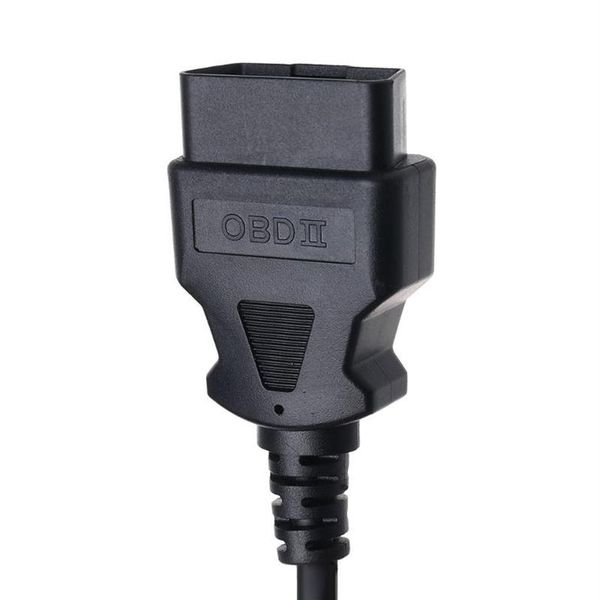 Ferramentas de diagnóstico OBD2 16 pinos adaptador de plugue macho abrindo conector de cabo para extensão ELM327 Auto293U