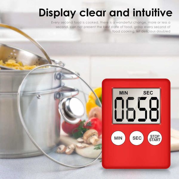 timer timer timer da cucina tasca magnetica schermo digitale super sottile chef ristorante contatore uova sveglia accessori da cucina