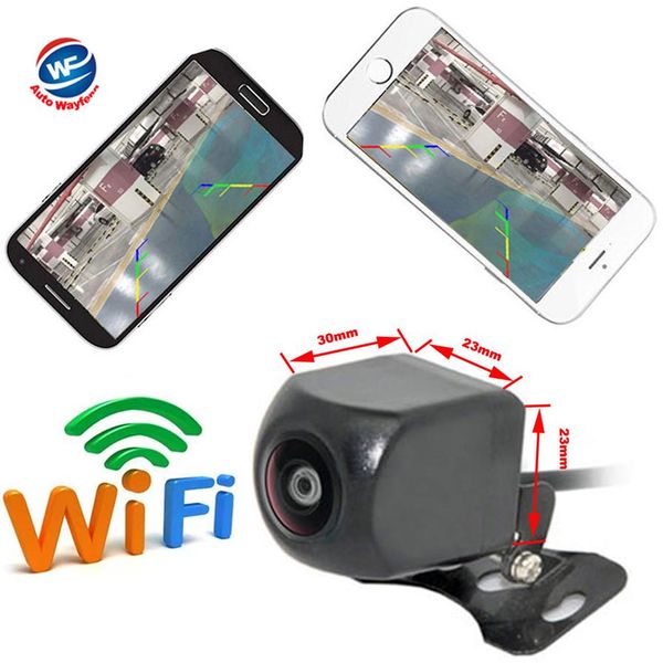 Wi-Fi Реверсирование камеры Dash Cam Night Vision Car Задний вид камера мини-защищенная тахография для iPhone и Android2888