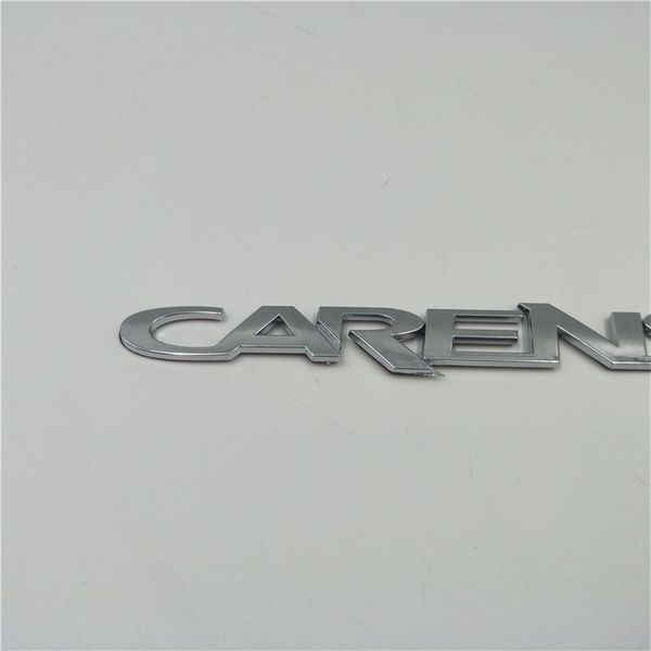 Per Kia CARENS Baule posteriore Chrome 3D Lettera Badge Emblem Auto Tail Sticker2546