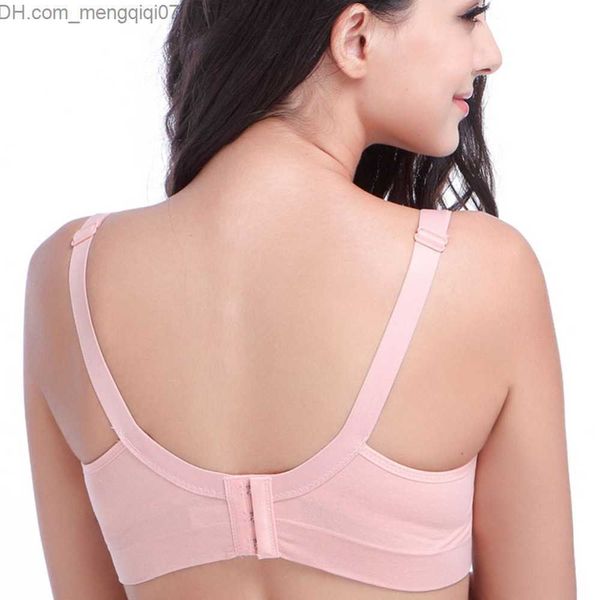 Íntimo para maternidade Sutiãs de amamentação para gestantes mulheres casuais lingerie de amamentação Roupa íntima confortável para dormir com fechamento frontal Sutiã de algodão a b c d copa Z230801