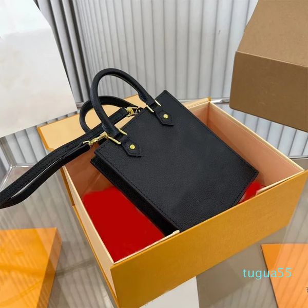 Borsa da donna di design borsa da stampa classica borsa a forma di scatola di lettere colorate borsa in pelle PU / PVC con scatola