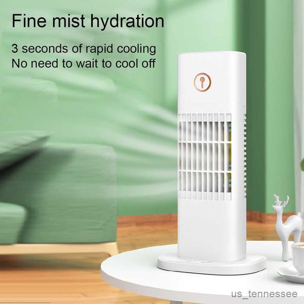 Ventilatori elettrici Mini ventilatore ad aria portatile Tipo di spruzzo USB Ventola di raffreddamento ad acqua Raffreddatore d'aria da tavolo Freestanding Air Home Office R230802