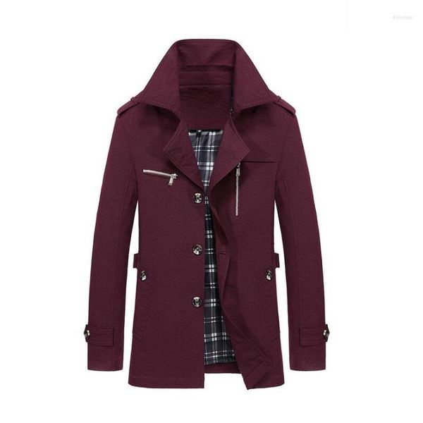 Erkek trençkotları erkek ceket için sonbahar ceketleri artı boyutta ekose astarlık kat yelekleri jaqueta de frio maculina