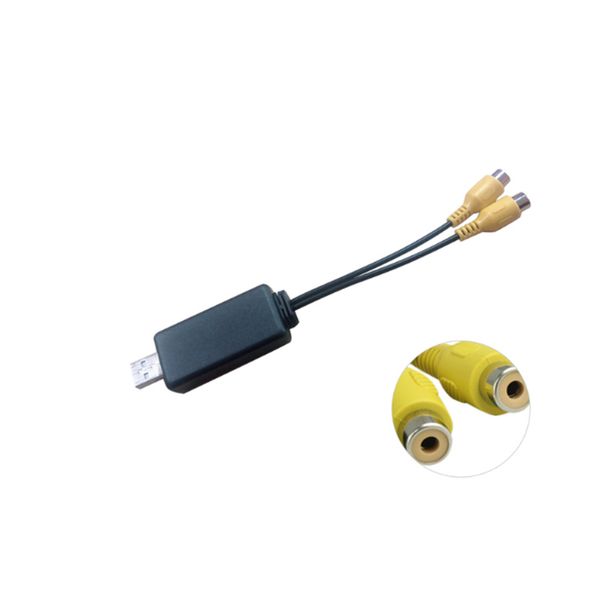 HDMI -Videoausgangsadapter, RCA -Schnittstelle, geeignet für Android Multimedia Broadcast Player, USB -Schnittstelle, die mit dem TV -Monitor verbunden ist