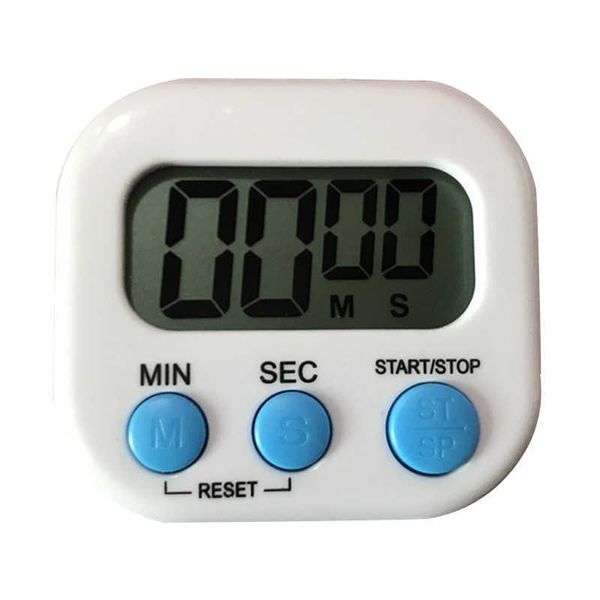 Timer Display da contatore a LED Sveglia Conto alla rovescia elettronico manuale Sport Timer digitale magnetico Cucina Cucina Doccia Studio Cronometro