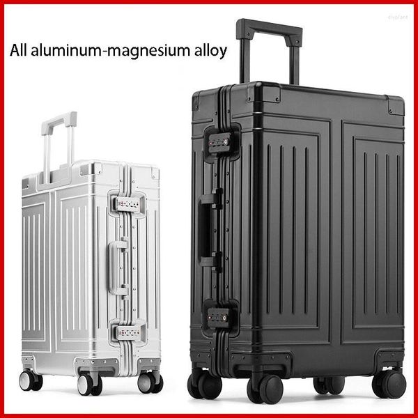 Valigia di alluminio di viaggio delle valigie con le ruote 20