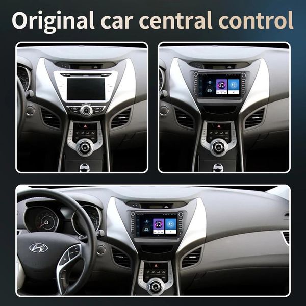 Touch Screen Android GPS встроенный видео-видео для Hyundai Elantra 2011-2013 DVD-плеер235Y