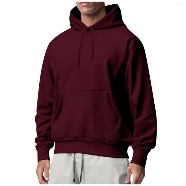 Felpe con cappuccio da uomo Moda Felpe solide per uomo Felpa con cappuccio a maniche lunghe retrò Top Giacca Cappotto Capispalla unisex di alta qualità Anime