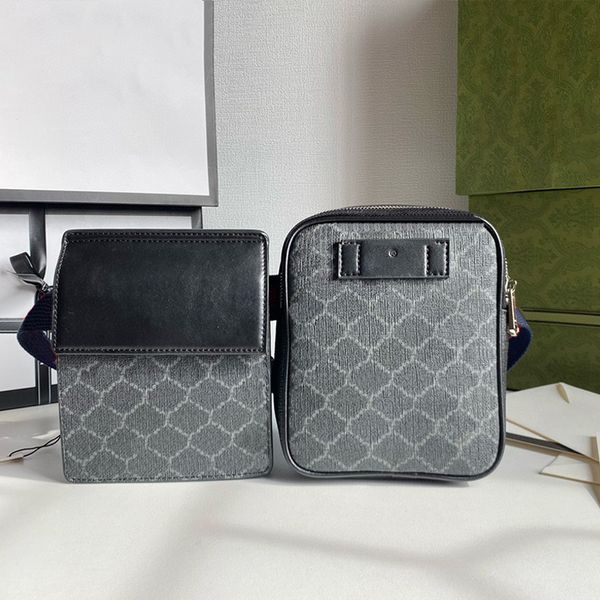 Designer Bag Mens Fashion Borsa per cellulare Borsa multifunzione Mini Borsa a tracolla Temperament Wallet Card Bag Borsa tessuta vintage 450956