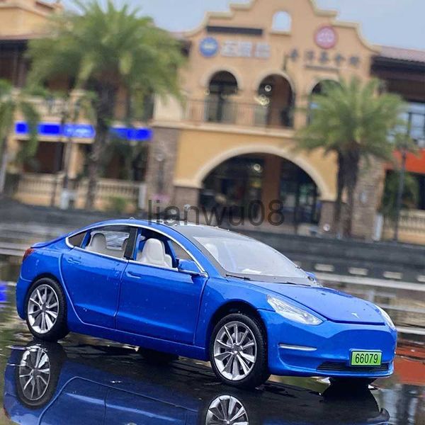 Diecast Model Cars 132 Tesla MODEL 3 MODEL X Alloy Car Model Diecasts Toy Vehicles Toy Cars Frete Grátis Kid Toys For Children Gifts Boy Toy x0731