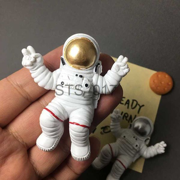 Kühlschrankmagnete 3D-Kühlschrankmagnete Cartoon-Astronaut Kühlschrank Paste Magnet Dekoration Magnet Magnet Message Board Sammlung Geschenk x0731