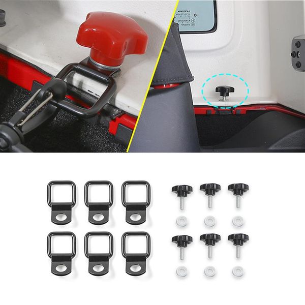 Car Top Screw Pull Button Tetto Vite 4 porte per Jeep Wrangler JK JL 2007 Factory Outlet Accessori per interni auto2303