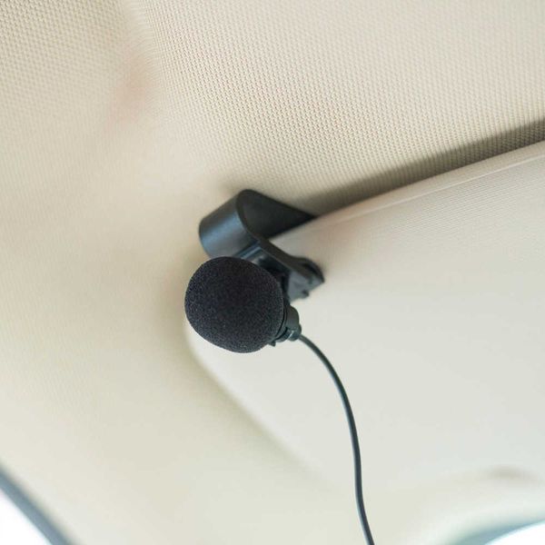 Mini alto-falantes mini profissionais com fio microfone para navegação do carro alto-falante áudio 3.5mm clipe estéreo 3m para gps dvd rádio