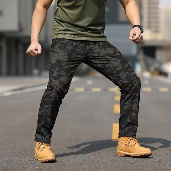 Мужские брюки 2023 Тактические пешеходные походы на велосипедные спортивные спортивные повседневные водонепроницаемы