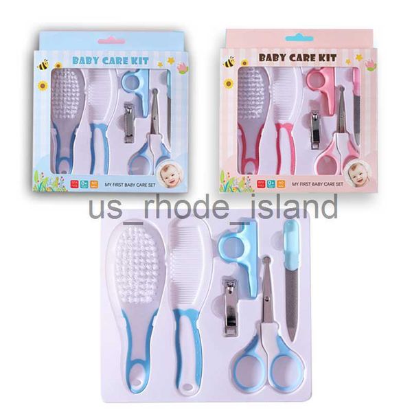 Уход за ногтями 6 ПК/Set Kids Clippers ножницы для ножниц детская кисть Clipper Combo File File Maby Health Care Комплект многофункциональный комплект 6-пенсий X0729