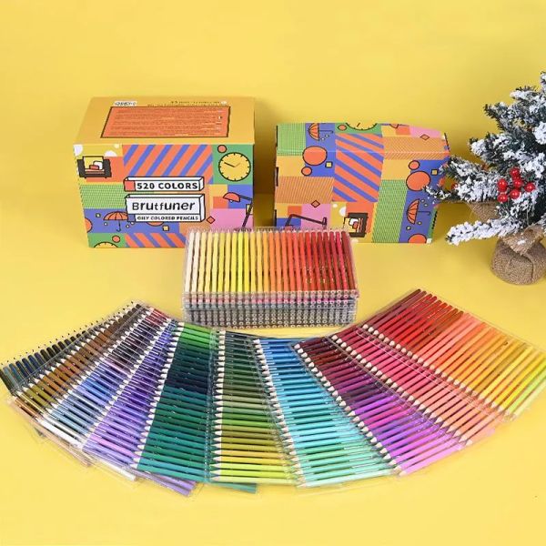 wholesale Matite Brutfuner 520 Matite colorate a olio Set di matite da disegno professionale per schizzi da colorare Scuola Forniture artistiche per bambini