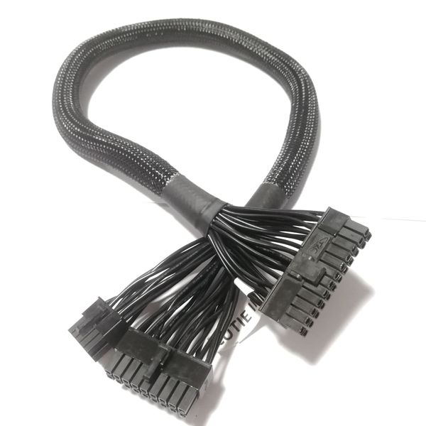 Presa di alimentazione della scheda madre a 24 pin per cavo del modulo di alimentazione della serie Haiyun Seasonic KM3 PSU 60 cm 18 AWG filo di rame puro