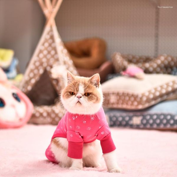 Hundebekleidung Overall Rosa/Blau Kleidung Haustier Schöner Welpe trägt Kostüm Süße Katze Nachtwäsche Mädchen S-XL