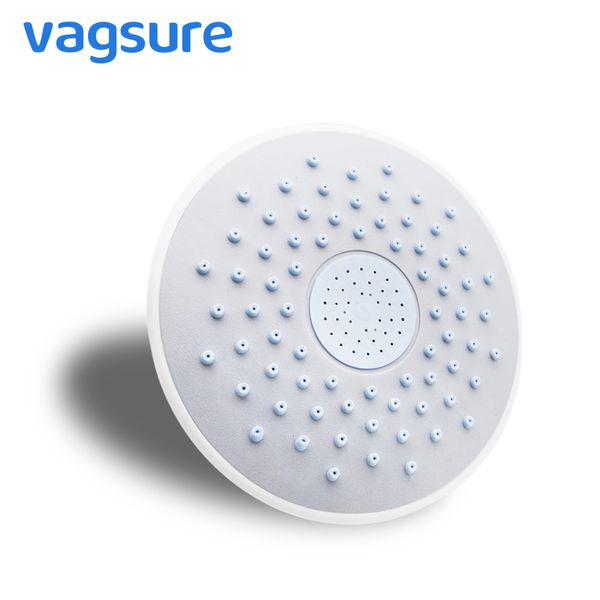 Banyo duş başlıkları 19cm yuvarlak abs silikon kauçuk vidalı tasarım yağışlı duş başlığı yağmur duş kabin odası çatı muslukları su püskürtücüler 230731