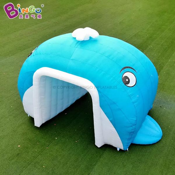 Atacado Free Express Giant Inflatable Event Tunel Tent Blow Up Ocean Theme Tunnel For Decoration Advertising Event Toys Sports With Blower