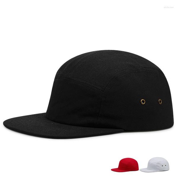 Bonés de bola preto com cinco painéis camuflado boné de beisebol snapback casquette chapéus ajustados casuais gorras hip hop pai camo para homens mulheres