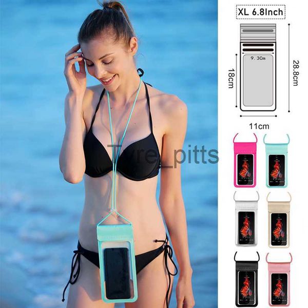 Handyhüllen IP68 Universelle wasserdichte Hüllen für iPhone 11 13 Pro Max X Huawei Xiaomi Redmi Samsung Hülle Wasserdichte Tasche Handyhülle x0731