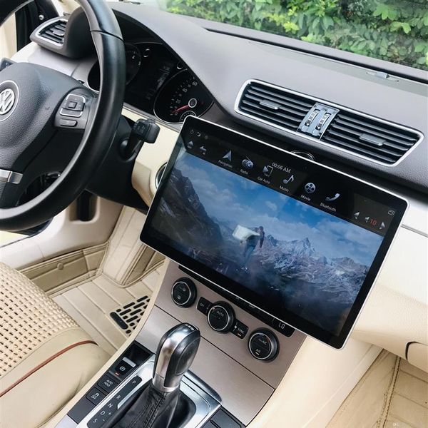 IPS Вращение 2 DIN 12 8 6-ядерный PX6 Android 8 1 Universal Car DVD-плеер Radio GPS Bluetooth WiFi Easy Connect IPS rotatable268L