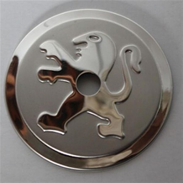 Hochwertiger Edelstahl-Autotankdeckel, Kraftstofftankaufkleber, Öltankdeckel für Peugeot 206 307 308 3008 408331w