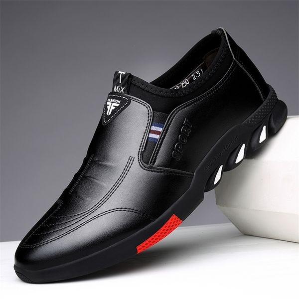 Sapatos de couro de vestido Gai para homens Spring Men's Business Casual Soled Sofra Sofra Não deslize Sprimentos de calçados de jogo All-Matchs Zapatos 230729
