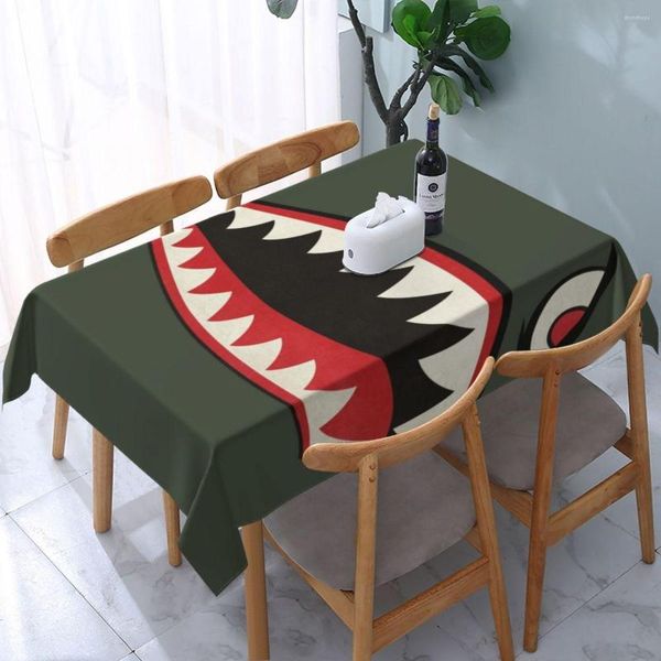 Ткань Flying Tigers Nose Art Tablecloth Водонепроницаем