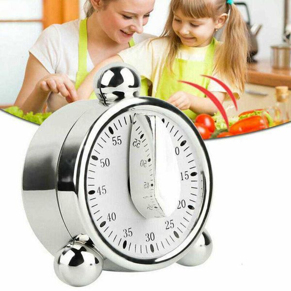 Timer Piccola sveglia Timer meccanico Promemoria da cucina Bel regalo per il conto alla rovescia Cottura da cucina Minuti di cottura Sveglia ad alto volume