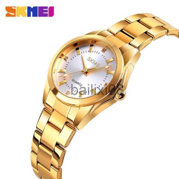 Outros relógios SKMEI Fashion Simple Quartz Women Watch Japan Movement Luxury Quartz Watches For Women Thin Lady Hour Ladies reloj mujer 1620 J230728