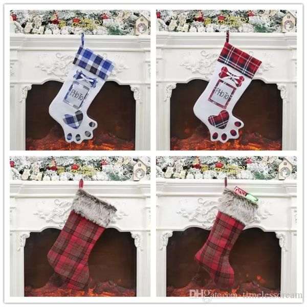 Weihnachtsstrumpf-Geschenktüte, Weihnachtsbaumschmuck, Socken, Weihnachtsstrumpf, Süßigkeitentüte, Zuhause, Party, Dekorationsartikel, Schaufensterdekorationen, JY31