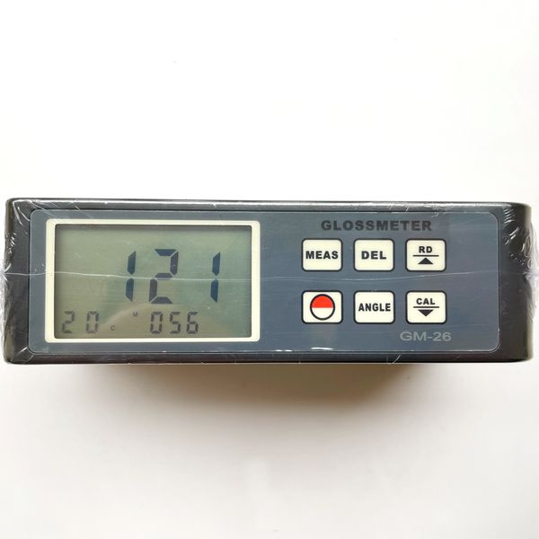 Medidor de brilho digital GM-26, envio rápido, ângulo de medição de 20/60 graus, portátil, inteligente, 0.1 ~ 200 unidades de brilho gm26