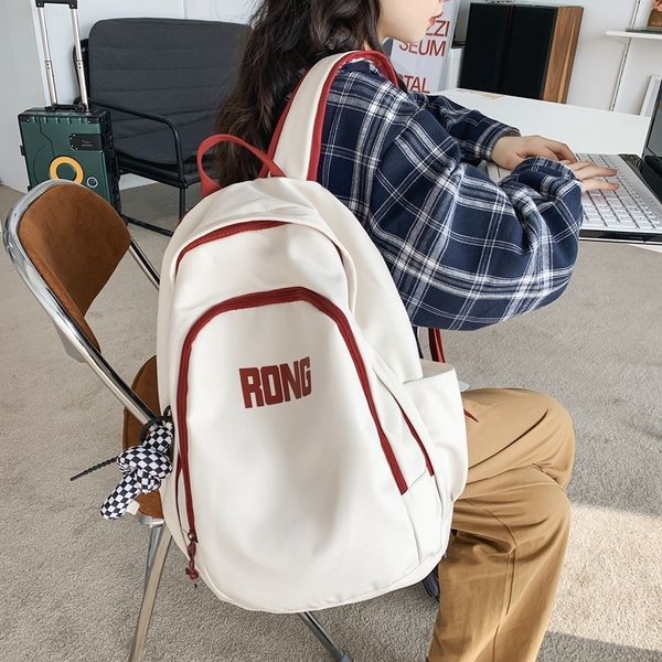 Borse da scuola JOYPESSIE Impermeabile Grande capacità Mochila Zaino per laptop da uomo Zaino da donna in nylon per ragazze Zaino per scuola superiore Studente 230729